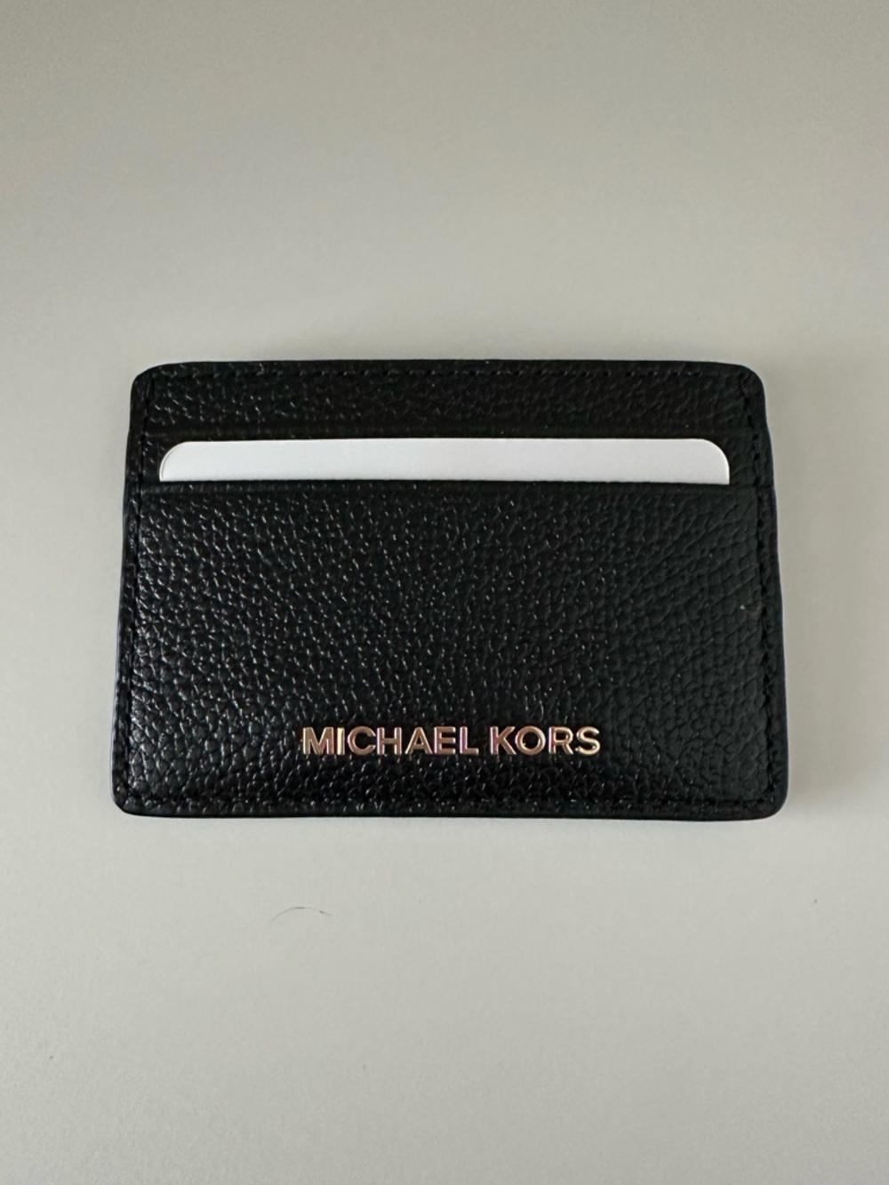 Michael Kors Black Leather Cardholder